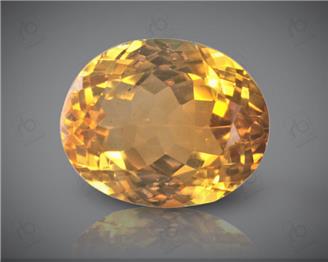 Yellow Citrine Natural Certified  8.16CTS-8386